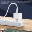 REMAX RP-U82 30W USB+USB-C Fast Charger - US Plug (White) - 4