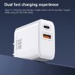 REMAX RP-U82 30W USB+USB-C Fast Charger - UK Plug (White) - 3