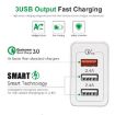 30W QC 3.0 USB + 2 x USB 2.0 Ports Quick Charger - AU Plug - 4