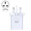 TOTU Joe Series Dual USB Ports Travel Charger - UK Plug (White) - 1