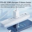 WK WP-U140 33W Power Series USB+USB-C Fast Charger - US Plug (White) - 2