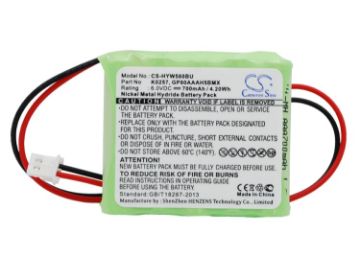Battery for Honeywell 5800RP Wireless Repeater 55111-05 GP80AAAH5B3BMX - 1