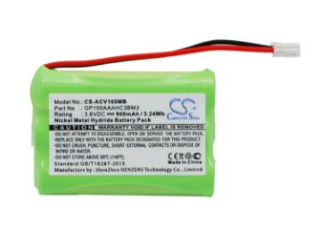 Battery for Audioline Baby Care V100 (p/n GP100AAAHC3BMJ) - 1