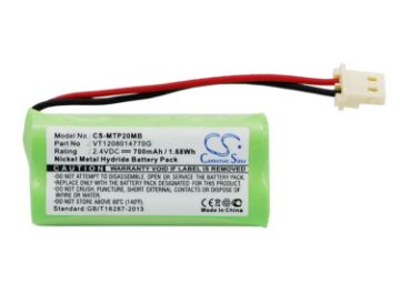 Motorola MBP20 MBP161TIMER Battery (p/n VT1208014770G) - 1