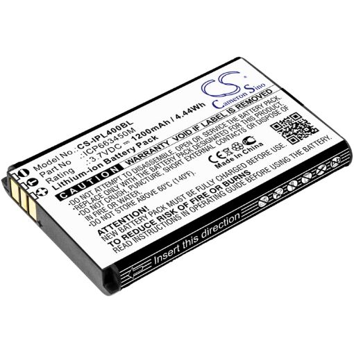 Battery for Infinite Peripherals Linea Pro 4 ICP663450M - 1