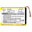 Iriver U10CT U10 Clix 4GB 2GB Battery (p/n KPPJFGB6) - 3