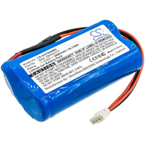 Battery for G-Care SP-800 (p/n BAK-18650C4*2) Replacement - 1