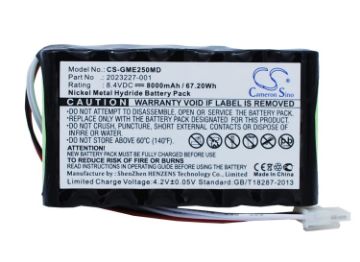 Battery for Hellige Monitor Dash 2500 Marquette MD 2500 (p/n 2023227-001) - 1