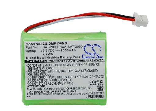 Omron HBP-1300 Blood Pressure Monitor Battery BAT-2000 - 1