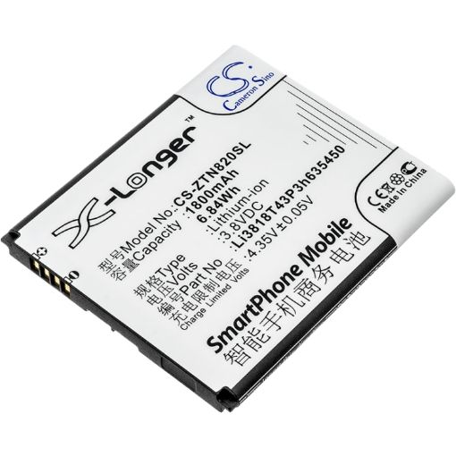 Zte Z820 Obsidian Battery Li3818T43P3h635450 - 1