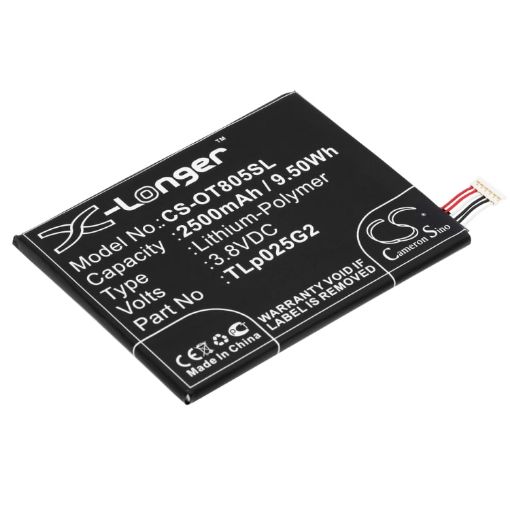 Alcatel OT-8050D/9001X/9001A Pixi 4 6.0 LTE Battery TLp025G2 - 1