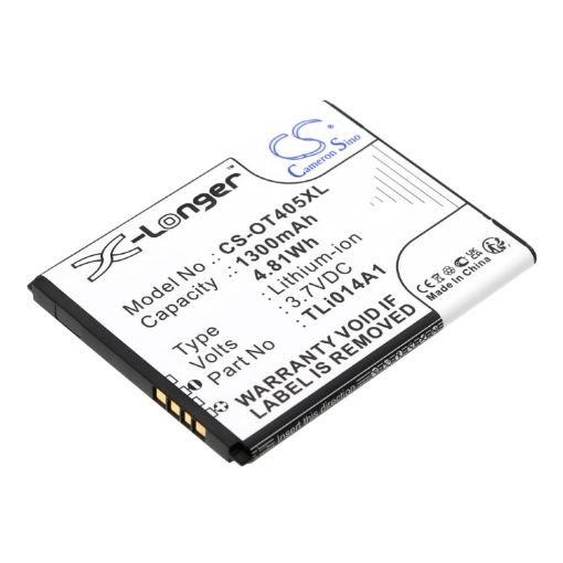 Alcatel OT-785/5020/5017/4037 Battery (CAB1400002C1 CAB31C00002C1) - 1