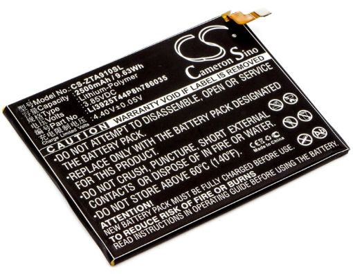 ZTE ZFive L LTE Z862VL Z861BL BV0701 Blade Z10 Battery Li3925T44P8h786035 - 1