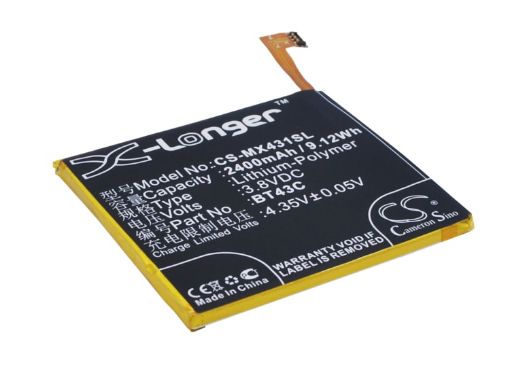Meizu Meilan 2 M2 Battery BT43C for M578MA M578CE M578CA M578C M578A - 1