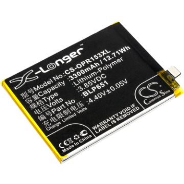 Oppo R15 Dream Mirror Edition Battery BLP651 Replacement - 1