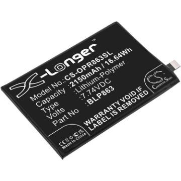 Oppo Reno6 CPH2235 Battery BLP863 Replacement - 1