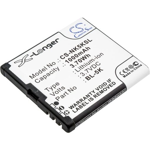 Nokia X7-00 X7 T7 N86 N85 C7-00 C7 701 Battery BL-5K - 1