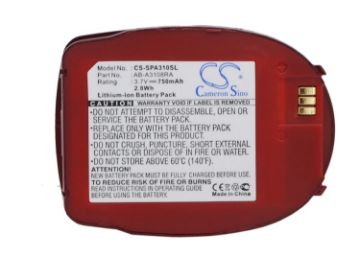 Samsung SPH-A310 Battery (p/n AB-A3108RA) Replacement - 1