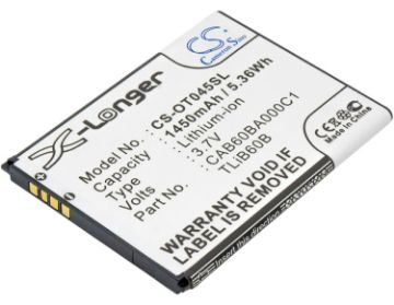 Alcatel One Touch Shockwave ADR3045 Battery CAB60B0001C1/CAB60B000C1 - 1