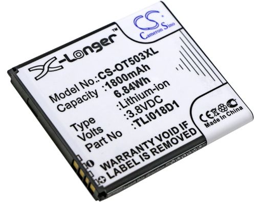 Battery for TCL OT-5038 Series One Touch Pop D5/3 (TLi018D1/D2) - 1