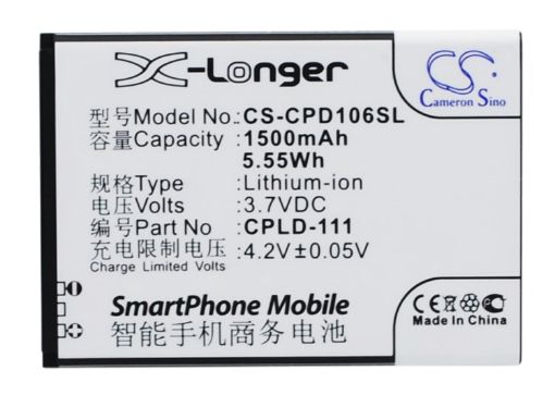 Coolpad 5216d 5213 Battery (CPLD-106 CPLD-111) Replacement - 1