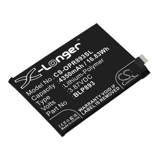 Oppo Reno 7 5G Battery BLP893 for PFJM10 - 1