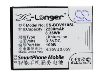 Battery for 100+ V5100B V5 (p/n 100B) - 1