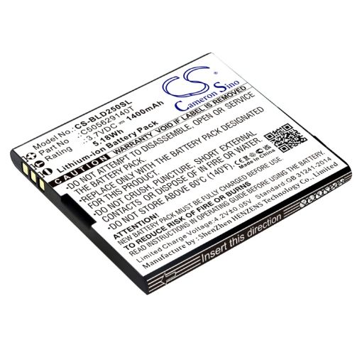 Battery for Blu Dash L3 L2 D390 D250 (C505629140I C505629140L) - 1