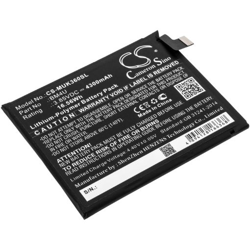 Redmi M2006J10C K30 Ultra 5G Battery BM4U Replacement - 1