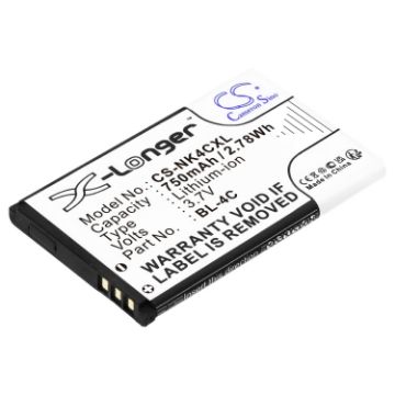 Nokia BL-4C Battery for X2 C2-05 6300 6230 6125 6103 6131 6700 - 1