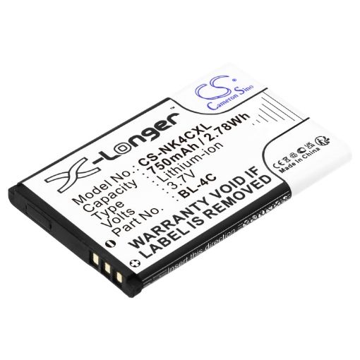 Nokia BL-4C Battery for X2 C2-05 6300 6230 6125 6103 6131 6700 - 1