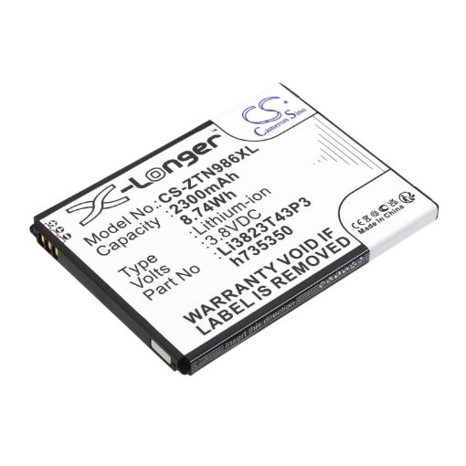 Battery for Zte ZFive 2 Z836BL Z833 Z832 Z831 Z828TL Z828 Z826 Z818L - 1