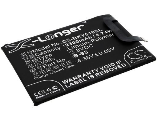 Battery for Vivo Y51L/Y51A/Y51 Dual SIM (p/n B-95 BK-B-95) - 1