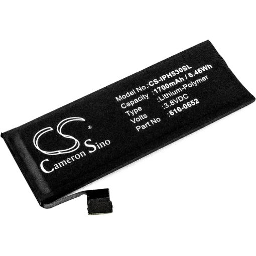 Battery for iPhone 5s A1533 ME432LP/A ME349LL/A 616-0652 616-0719 - 1
