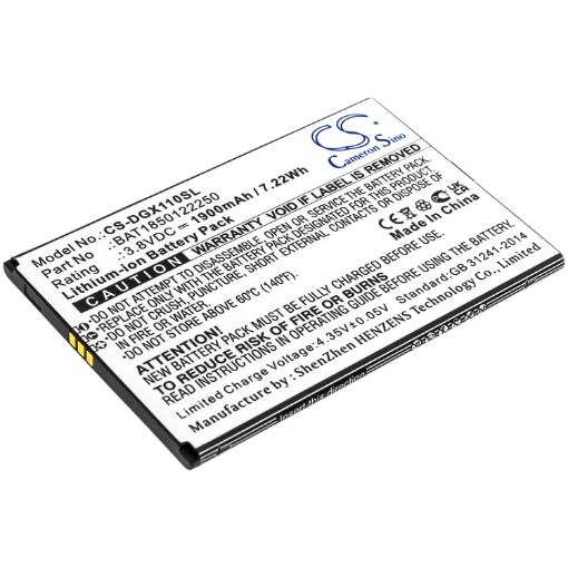 Doogee X11 Battery (p/n BAT1850122250) - 1