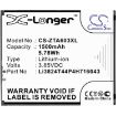 Battery for Zte Blade E02 A603 A521 A520C Dual SIM (Li3824T44P4H716043) - 3