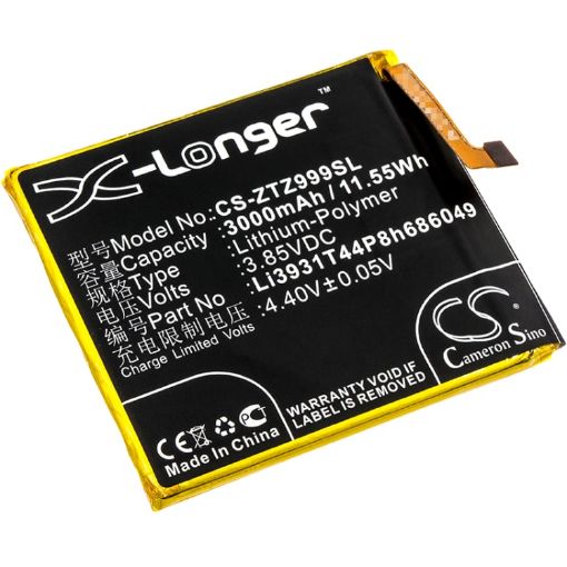 Zte Z999 Z-01K Axon M LTE-A Battery Li3931T44P8h686049 - 1