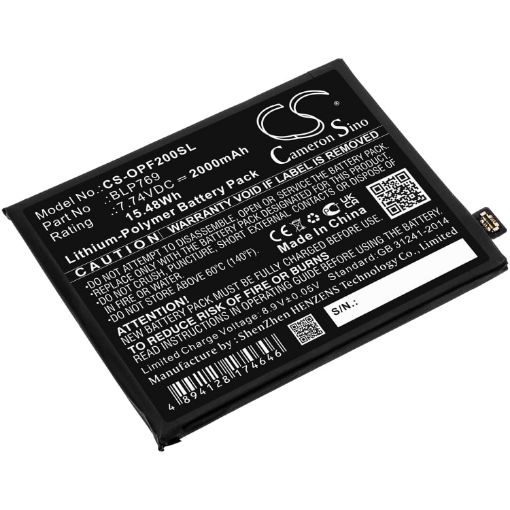 Oppo PDEM10 Find X2 Battery BLP769 Replacement - 1