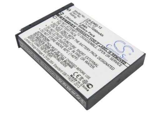 EN-EL12 Battery for Nikon KeyMission & Coolpix Cameras - 1