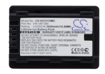 Panasonic VXF-999 HC-W850EB HC-W580 Battery VW-VBT190 - 1