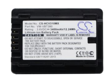 Battery for Panasonic VXF-999 HC-W850EB W580 W570 VX870 V770 V720 V520 - 1