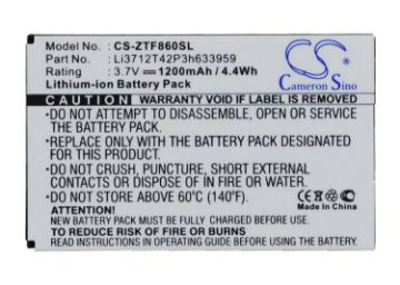 Battery for Telstra I909 E700 F860 F868 F866 Li3712T42P3h633959 - 1