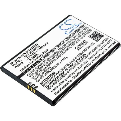 Doogee X5 Max Pro Battery (p/n BAT16484000) Replacement - 1