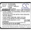 Wiko U307AS SAS Battery (p/n LT25H426271W) - 3