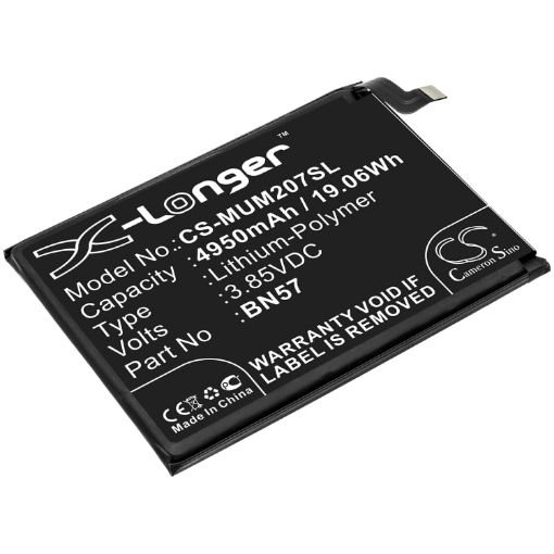 Poco X3 NFC M2007J20CG Battery BN57 Replacement - 1