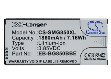 Samsung Galaxy Alpha Battery EB-BG850BBC/BBE SM-S801 G850T/F/A/9v/8S/8 LTE-A - 1