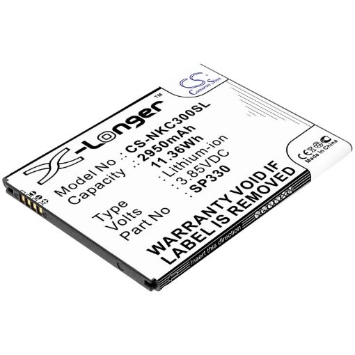 Nokia C3 2020 Battery (p/n SP330) Replacement - 1