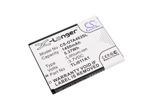 Alcatel One Touch Pixi Glitz 4G Battery TLi011A1 A463BG A463 - 1