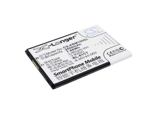 Koobee S3 S100 M100 Battery (p/n BL-61CT) Replacement - 1