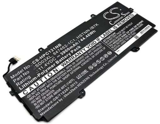 Battery for HP Chromebook 13 G1-Y1Z66UP/Y1E95UC/Y0F65US (847462-1C1) - 1
